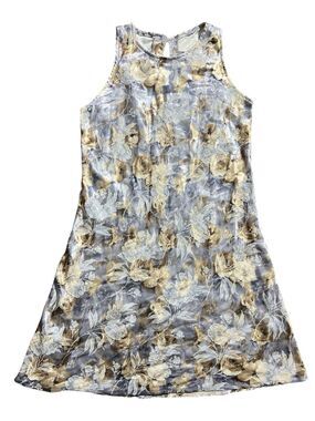 All That Jazz 80s Floral Sleeveless Mini Dress Feminine Romance Sz 7/8